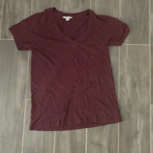 Maroon forever 21 tee